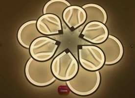 Đèn led mâm DM008, 12 cánh