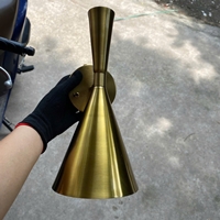 Đèn tường chao hợp kim mạ vàng, đui GU 10, có công tắc KT(mm): 131 x 270