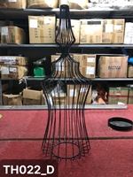 Đèn thả rọ sắt đen không có chao đui E27x1(chưa bóng)_TH022