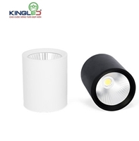 Đèn ống bơ Kingled OBR_10SS_DE_VA, công suất 10W, vỏ đen, ánh sáng vàng