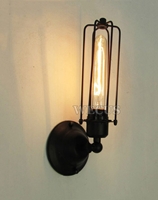 Đèn tường TU003, đui chụp sắt 001, 01 rọ sắt 003, E27*1