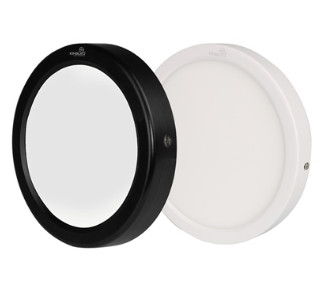 Đèn led ôp trần Kingled Moonstone tròn, công suất 18W, vỏ trắng,  ánh sáng vàng