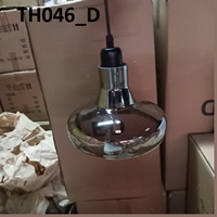 Đèn thả chao thủy tinh đen TH046_D, KT(mm): 200 x 110, E27 x 1