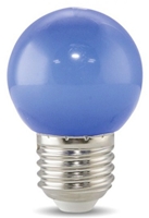 Bóng đèn G45 buld nhựa 01W, nhựa xanh dương, ánh sáng vàng