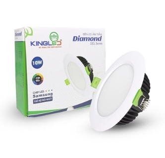 Đèn downlight ĐL-10SS-T120 kingled âm trần tròn, công suất 10W, KT(mm): D120*36, ánh sáng trung tính