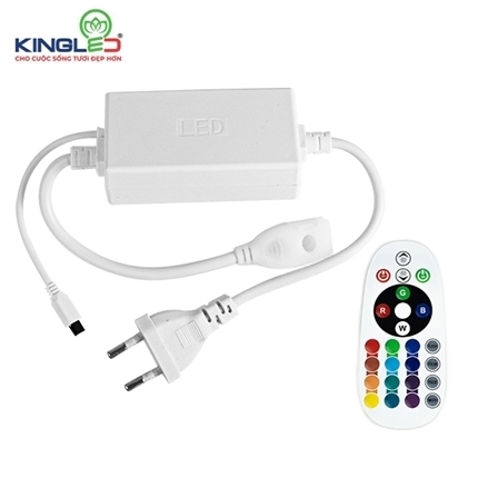 Bộ nguồn và bảng điều khiển của đèn led dây RBG