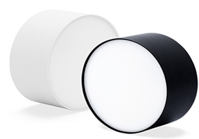 Đèn ống bơ Kingled OBK-12SS-D115, công suất 12W, vỏ đen, 4000K, KT(mm): D115*D56