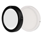 Đèn led ôp trần Kingled Moonstone tròn ONL-12SS-T150, công suất 12W, vỏ đen ánh sáng trắng