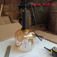 Đèn thả thủy tinh hổ phách kiểu B đèn thả TH543, E27 x 1, KT(mm): D160 x H160