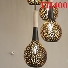 Thả đơn chao lọt sáng đen lòng vàng, G9x01, mã TH400, KT (mm): D105x73