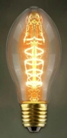 Bóng đèn BT53 sợi đốt sợi ngang, đui E27, ánh sáng vàng