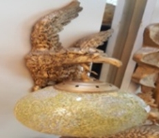 Đèn tường chim dại bàng ngóc cổ về phía trước