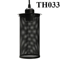 Đèn thả rọ sắt thân đen, đui E27x1(chưa bóng)_TH033 Kích thước: 100x250mm