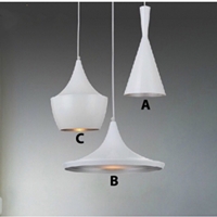 Thả đơn chao châu âu trắng lòng vàng, E27x01, mã TH075 A,1, KT (mm): D190x410