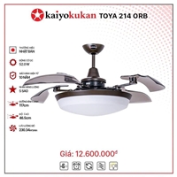 Quạt trần Toya - 214 - ORB