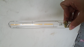 Bóng đèn T225  led sợi 4W, thủy tinh trắng, đui E27, ánh sáng vàng