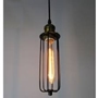 Đèn thả rọ sắt thân đen, đui đồng E27x1(chưa bóng)_TH003 Kích thước: 95x300mm