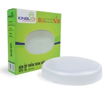 Ốp trần tràn viền Kingled OTV-16-TT, công suất 16W, ánh sáng trung tính, KT(mm): D220*H50