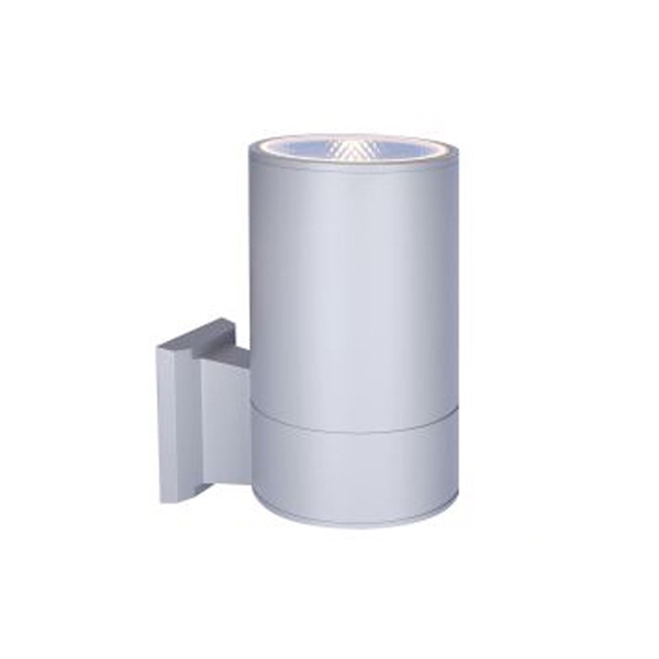 Đèn tường led, vỏ ghi, công suất: 5W, ánh sáng vàng