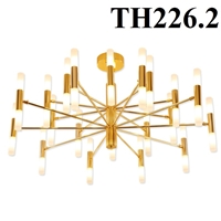 Đèn chùm thả hợp kim vàng 40 bóng TH226 , G4 x 40 , KT(mm) : 1000 x 650